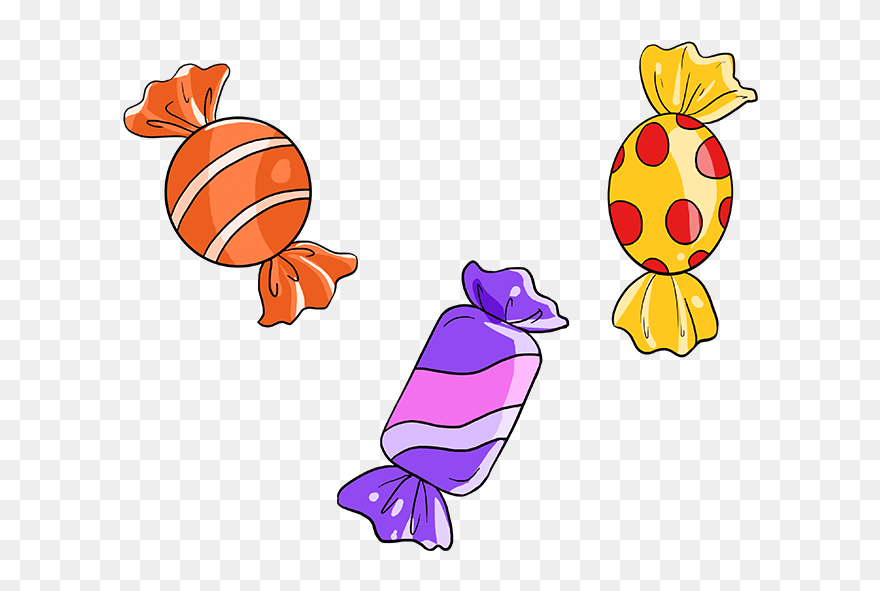 How To Draw Candy - Candy Draw Clipart