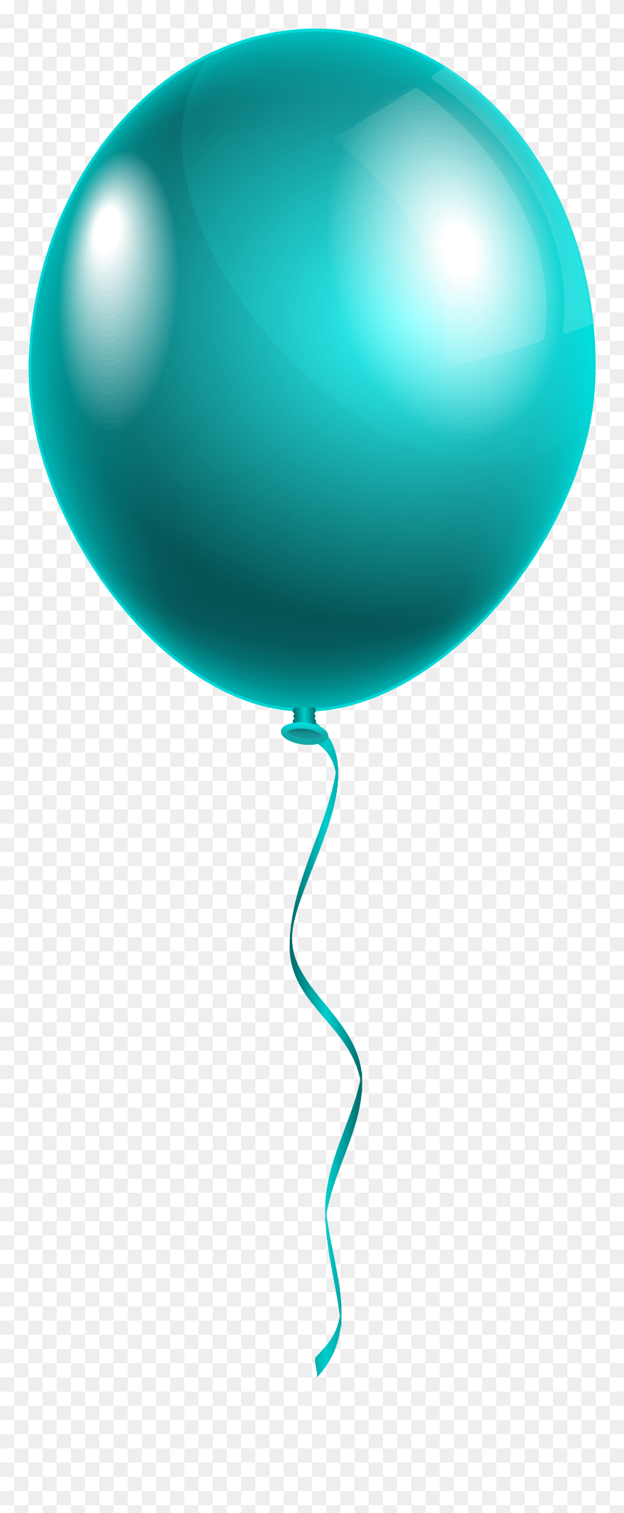 Balloon Sphere Font - Single Birthday Balloon Vector Clipart
