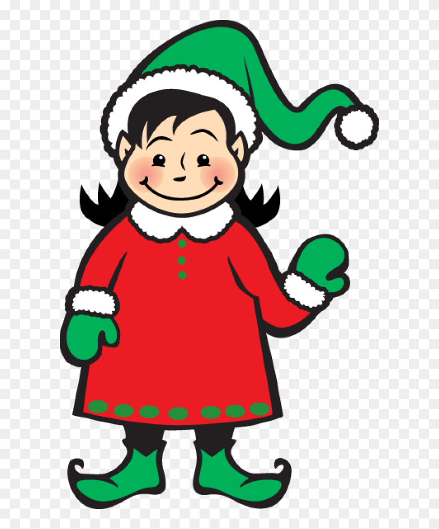 Clip Art Of Sugarplum Mary One Santas Elves Dixie Allan - Santa's Elves - Png Download