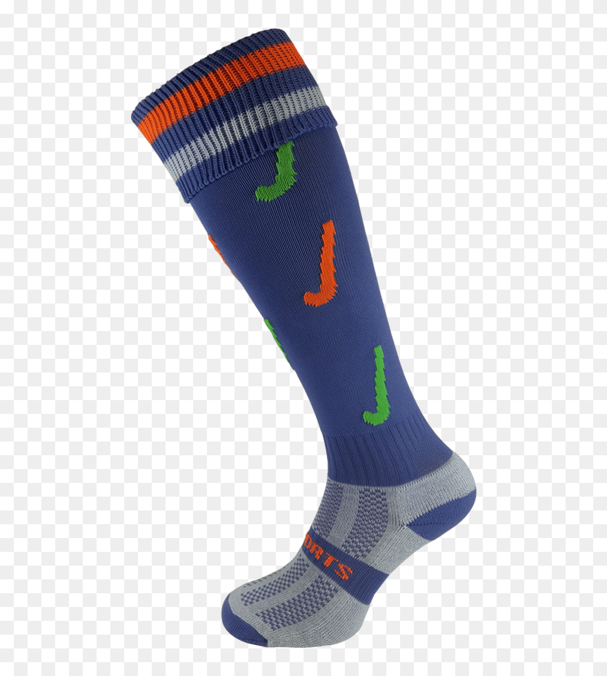 Transparent Crazy Socks Clipart - Hockey Sock - Png Download