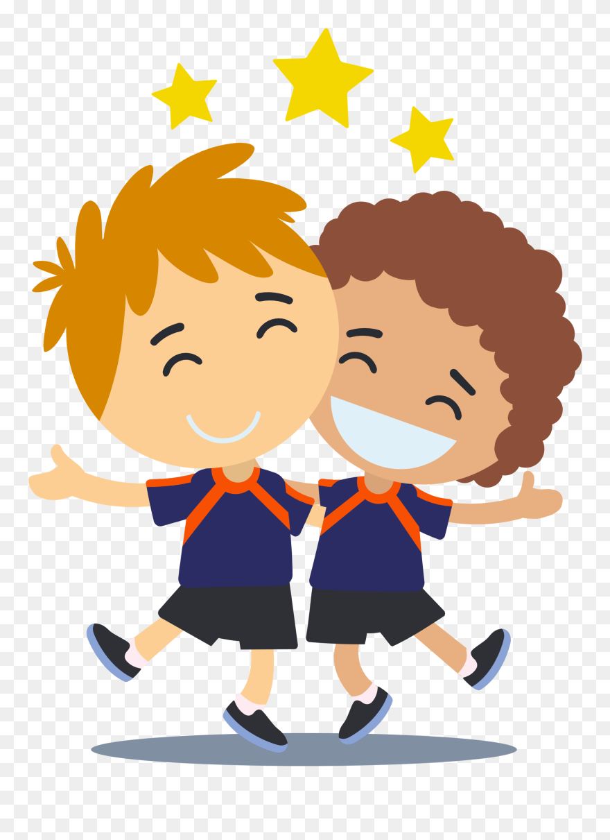 Kindness Clipart Happy Person - Child Kindness Clip Art - Png Download
