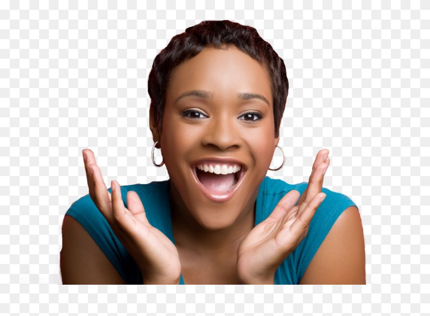 Happy Person Png Transparent Images - Happy Black Woman Png Clipart