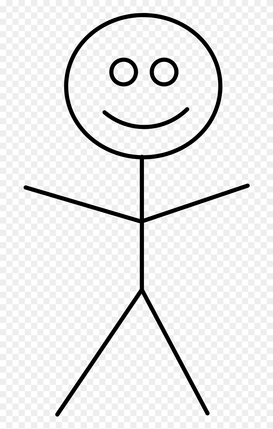 Drawing Family Person Transparent Png Clipart Free - Transparent Background Stick Figure Clip Art