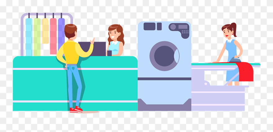 Free Pick Up Delivery Laundry Clipart