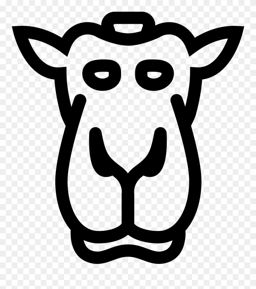 Camel Face Outline Svg Png Icon Free Download - Camel Face Outline Clipart