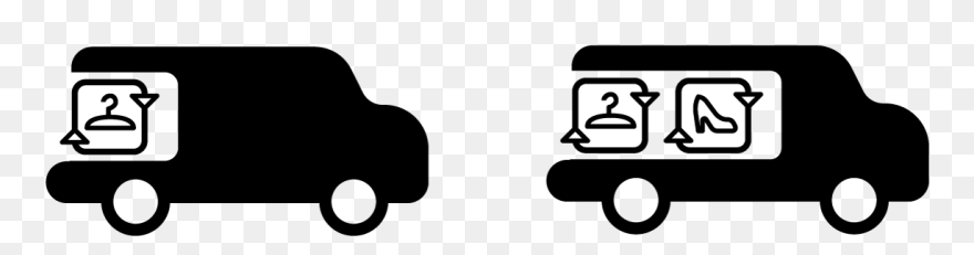 Dry Cleaning Delivery Van Clipart - Png Download