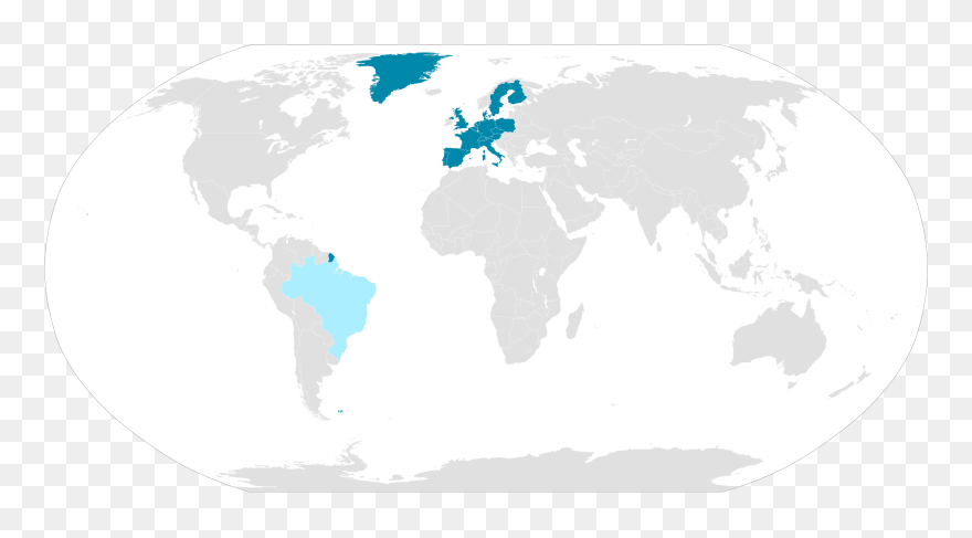 File - Eso - Members - Svg - Uranium World Map Clipart - Free Trade Zones Worldwide - Png Download
