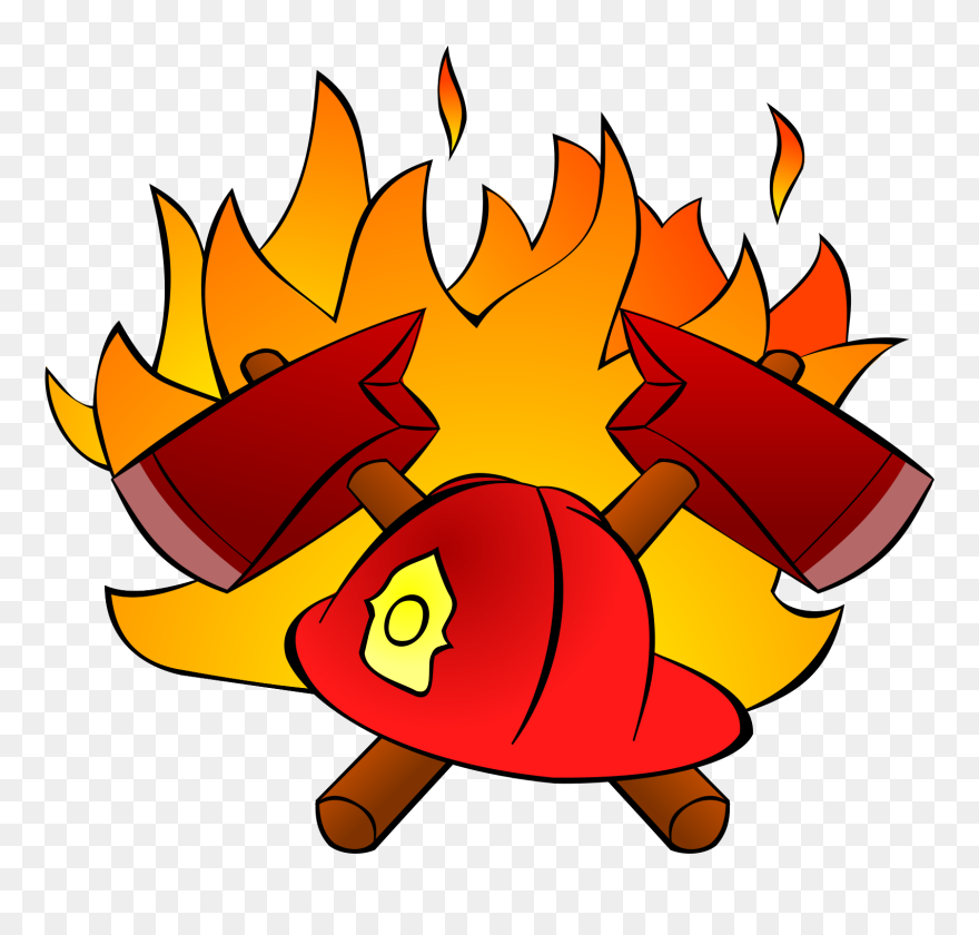 Firefighter Fire Hose Clipart - Png Download