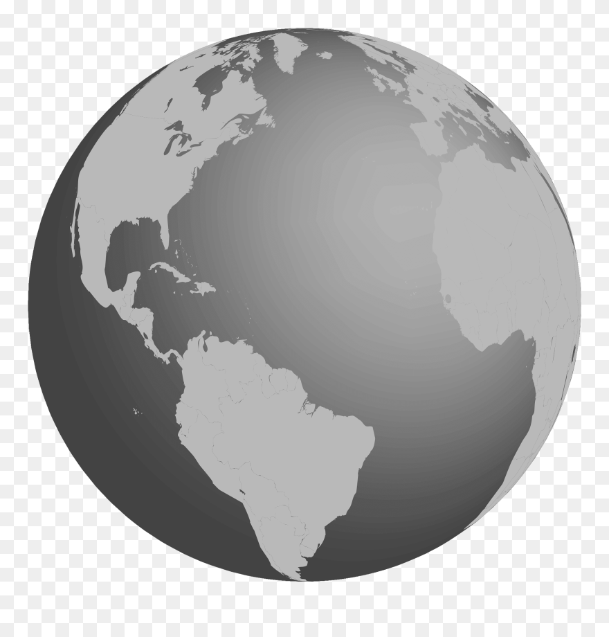 Grey Globe Png Clipart