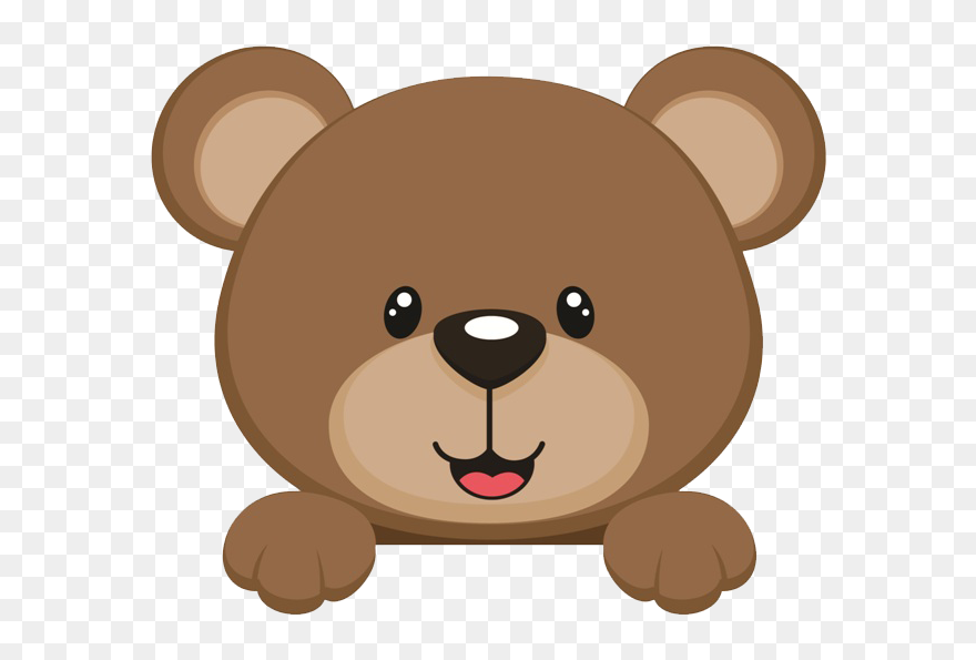 Baby Invitations, Bear Party, Baby Bears, Shower Baby, - Teddy Bear Head Clipart - Png Download