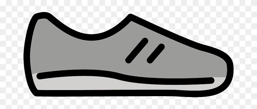 Running Shoe Emoji Clipart - Png Download