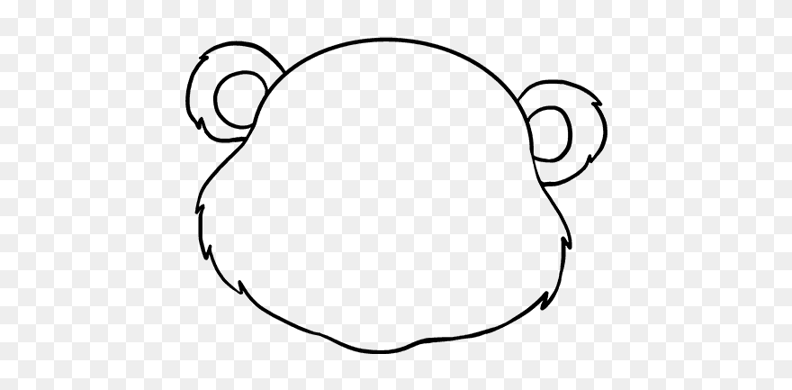 How To Draw Baby Bear - نقاشی خرس کوچولو آسان Clipart