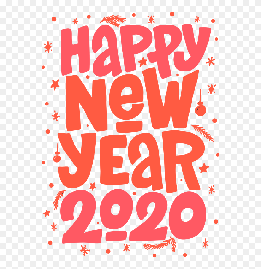 Happy New Year 2020 Png Text Clipart