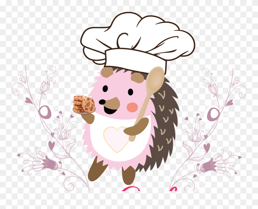 Tho & Quang"s Cookies - Hedgehog Illustration Clipart