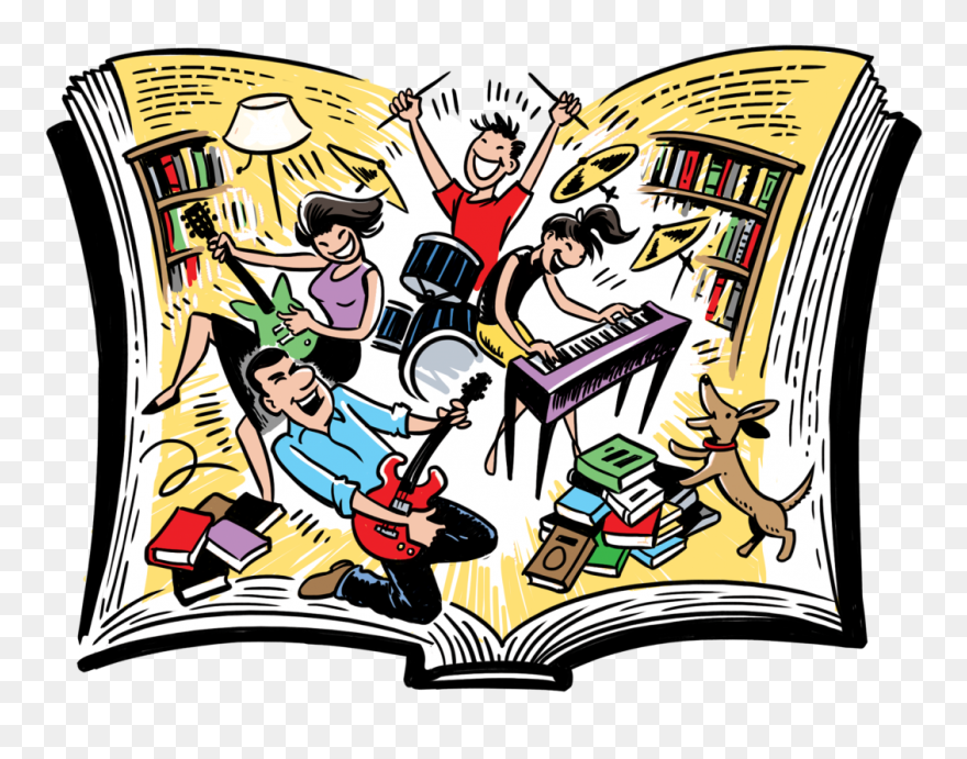Libraries Rock Summer Reading Program Ideas Clipart