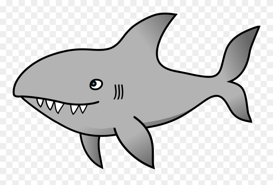 Great White Sharks Cartoons Clipart