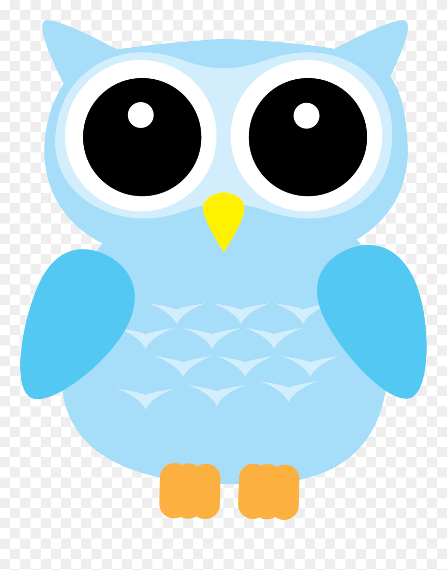 Snowflake Owl Clipart Png Free Download Blue Owl Clipart - Blue Owl Clip Art Transparent Png