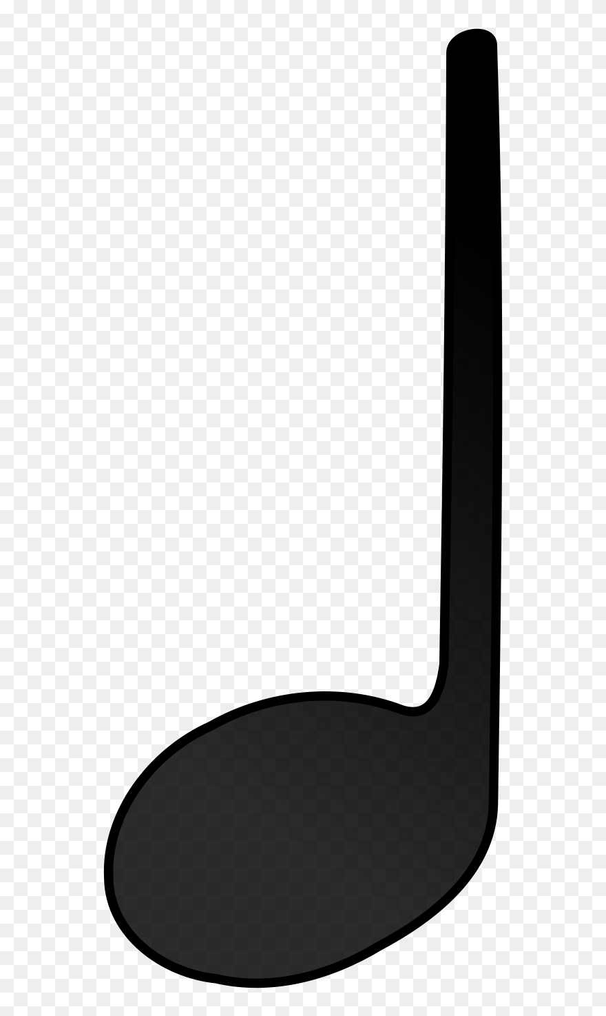 Quarter Note Musical Note Eighth Note Whole Note Rest - Clipart Quarter Note - Png Download