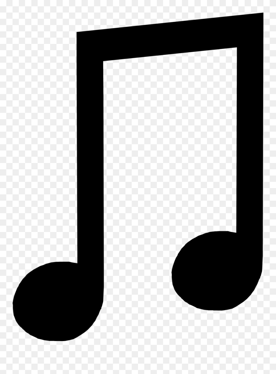 Music Symbols Clip Art Black And White - Music Notes Ti Ti - Png Download