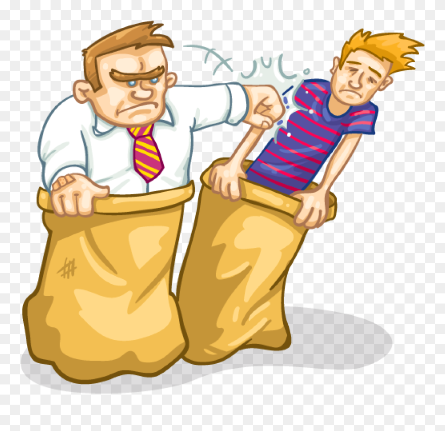 Racing Clipart Sack Race - Sack Race Png Transparent Png