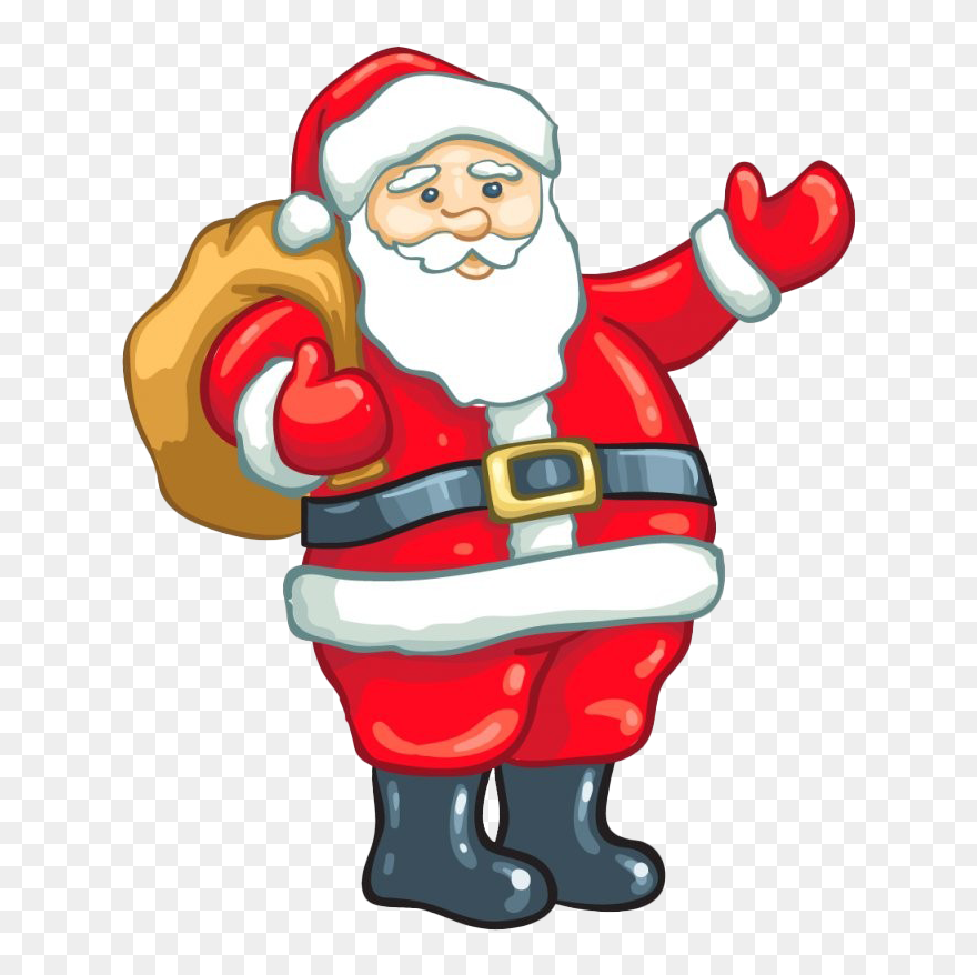 Santa Claus Father Christmas Png Free Download - Father Christmas Png Clipart