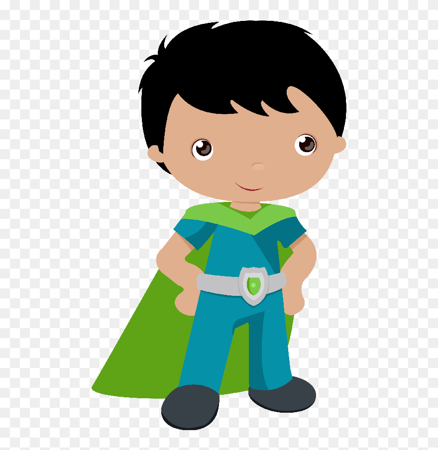 Superhero Kid Clipart - Png Download