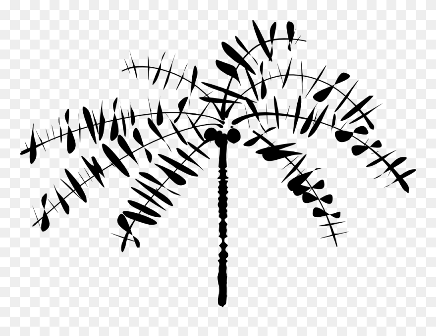 Coconut Clipart Branch - Coconut Tree Clip Art - Png Download