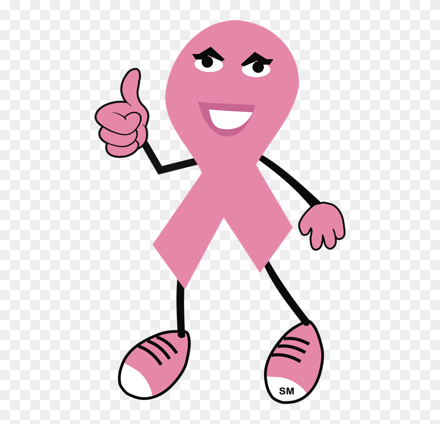 Breast Cancer Patient Thumbs Up Clipart