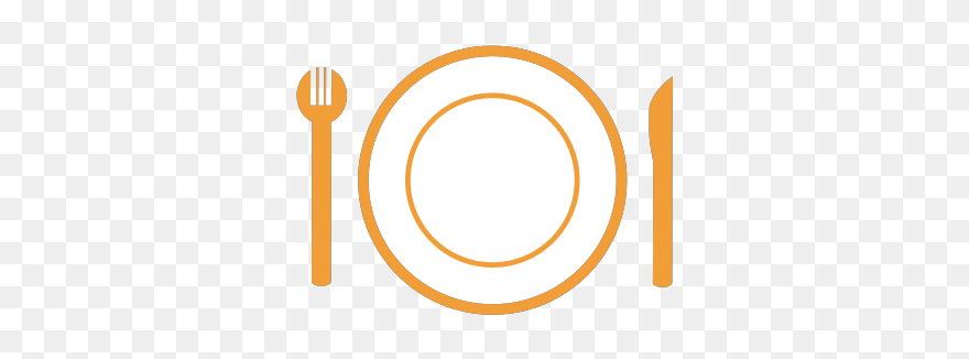 Dinner Svg Clip Arts - Circle - Png Download