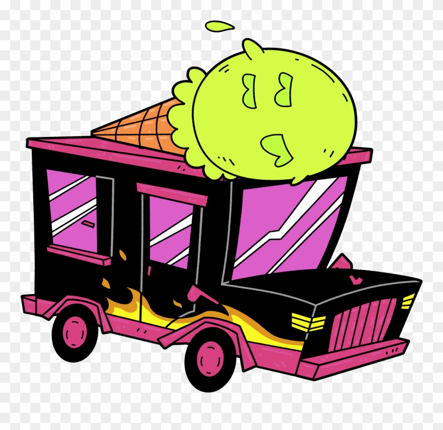 Deadly Ice Cream Truck, Driverus Deadlius - Toejam & Earl Clipart
