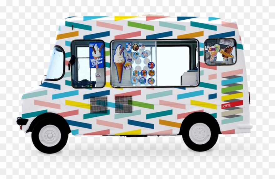 Icon Magazine Rethink, Rhyl - Ice Cream Van Designs Clipart