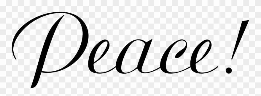 Peace - Clip Art - Png Download