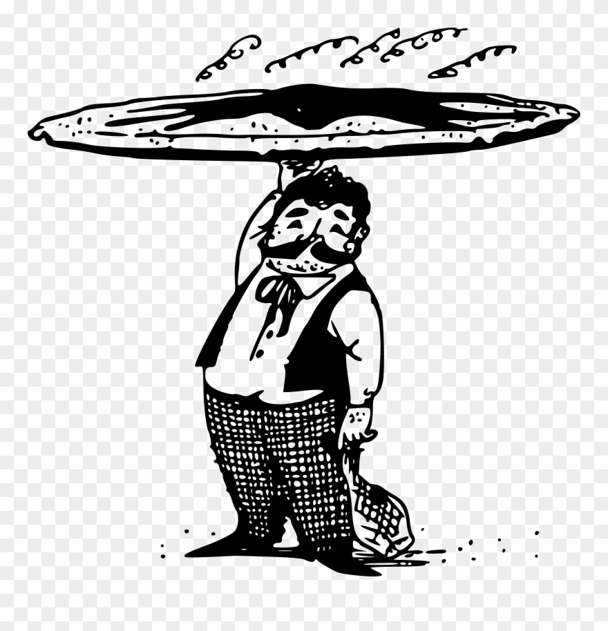 Waiter Without Menues Clipart