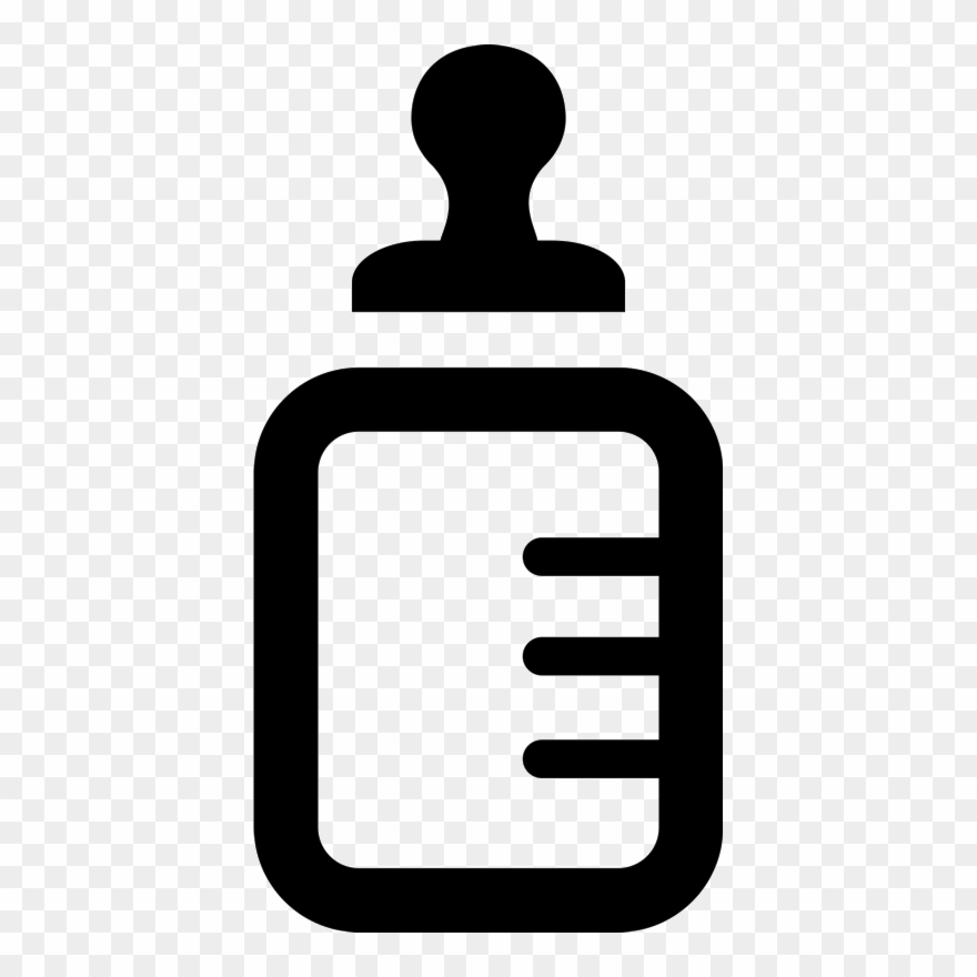 Baby Bottle Stamp - Baby Bottle Clipart