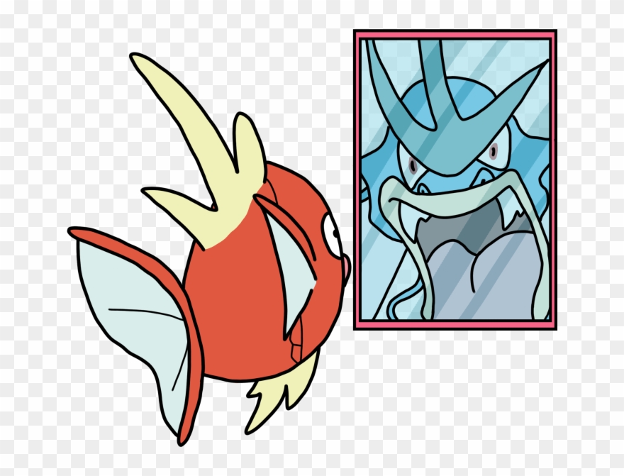 Making A Splash, A La Magikarp - Gyarados Clipart