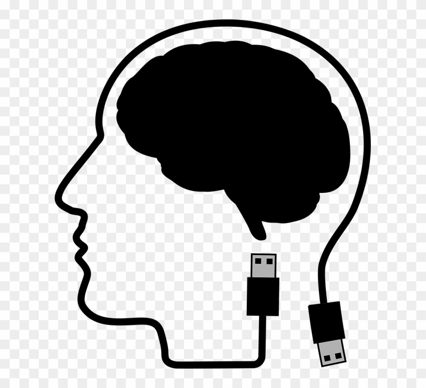 It's A 'cognitive First' World - Brain Head Clip Art - Png Download