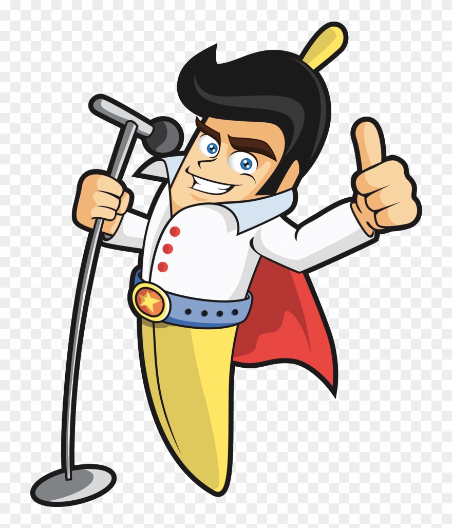 Banana Elvis - Snazzy Clipart - Png Download