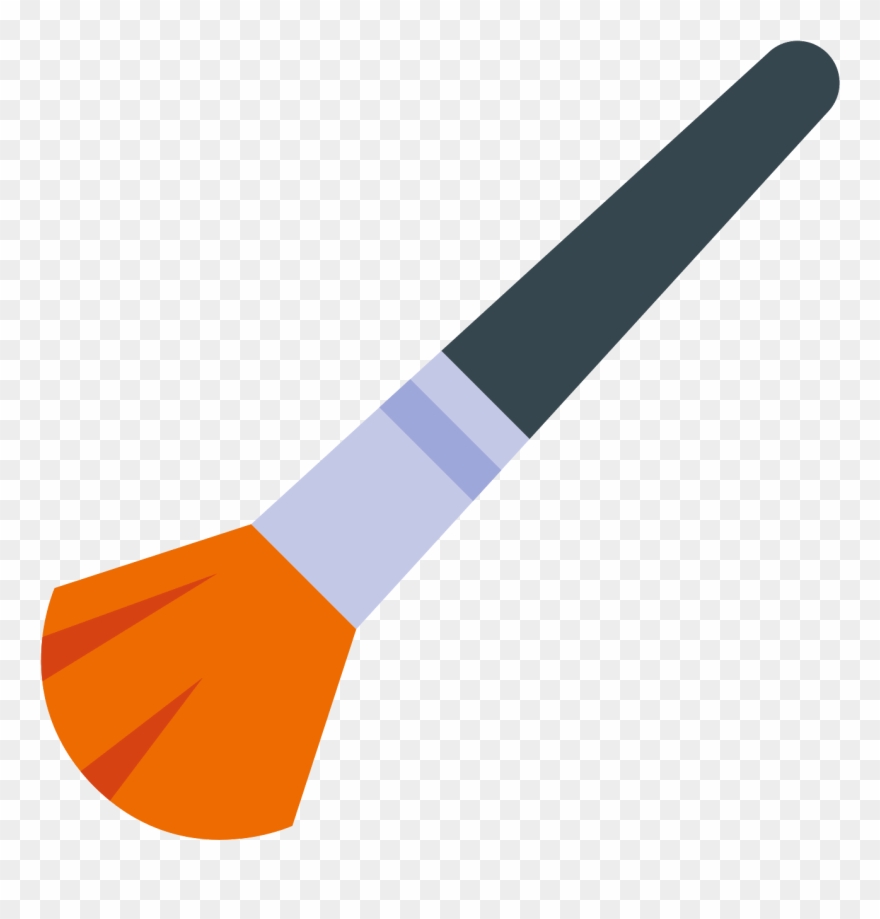 Cosmetic Brush Icon - Pędzel Png Clipart