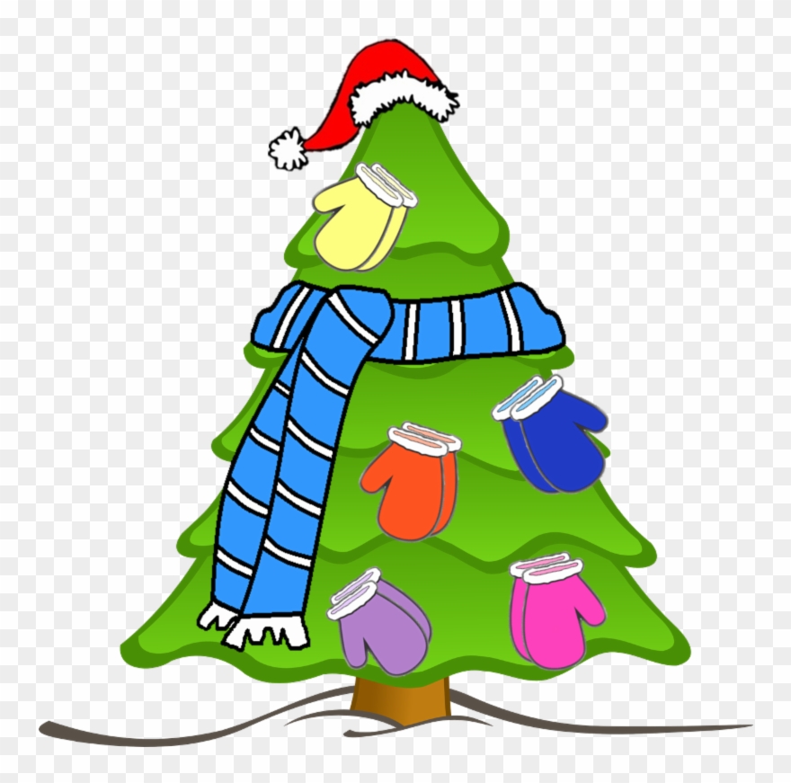 Sock And Mitten Tree - Could Put Your Eye Out Tile Coaster Clipart