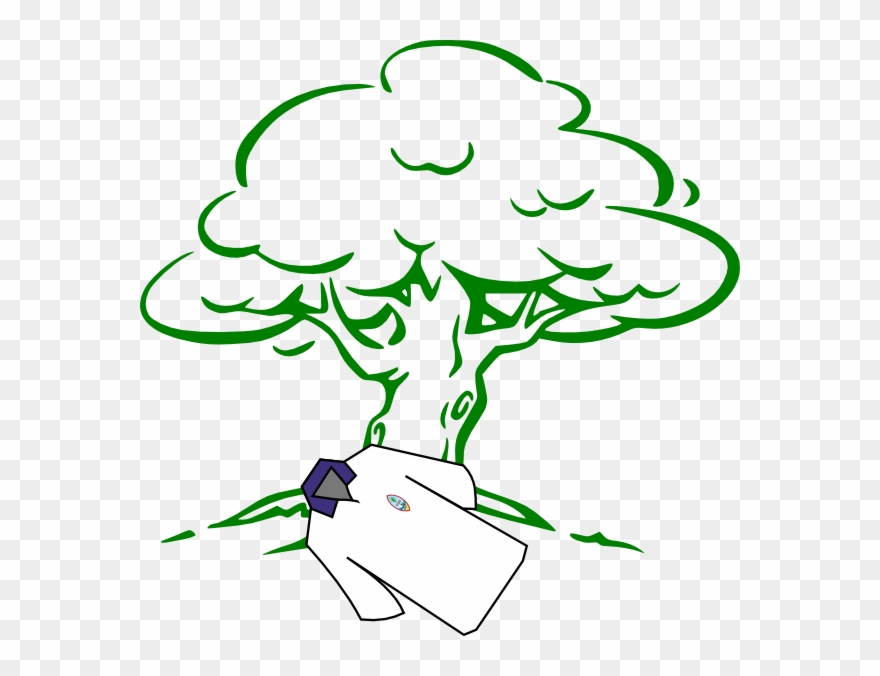 Bleeding Tree Clip Art - Black And White Clipart Tree - Png Download