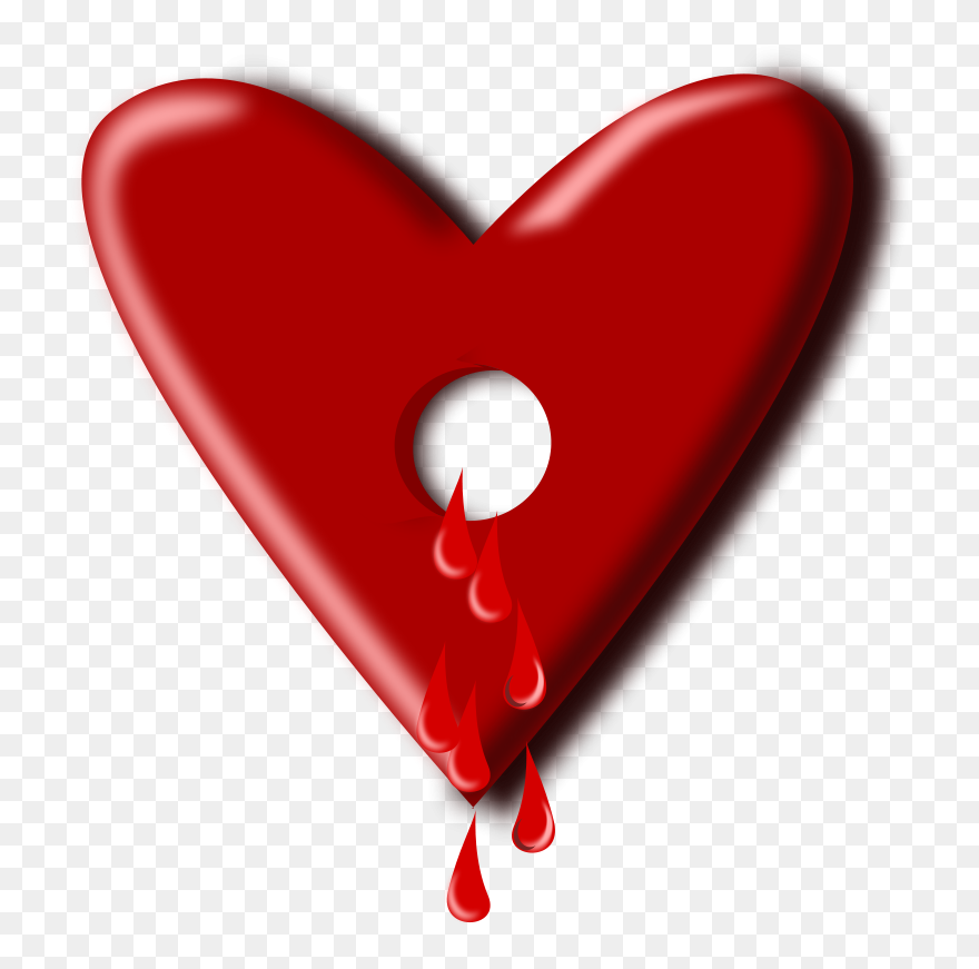Heart Blood Download Description - Heart With A Hole Clipart