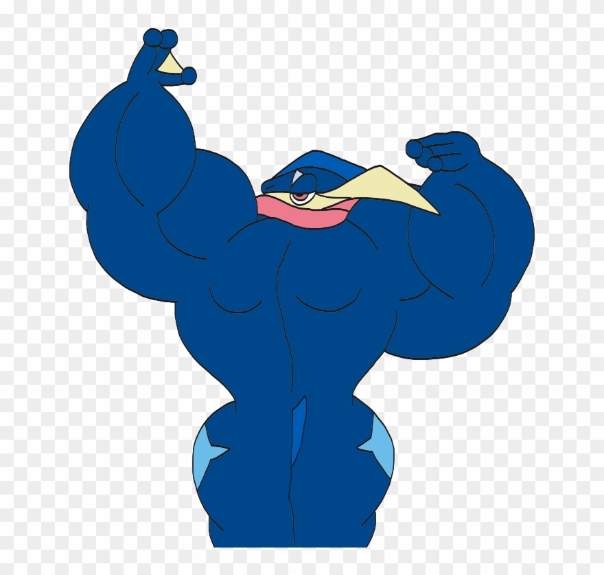 Thumbnail For Version As Of - Greninja Muscle Growth Clipart
