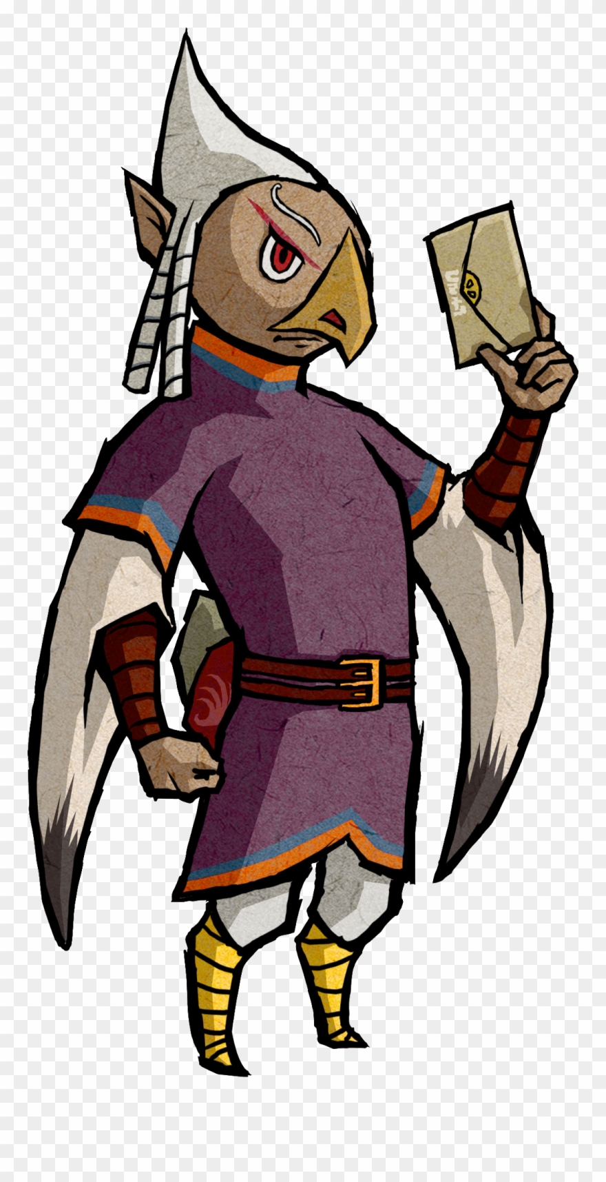 Quill Official Art Fromzelda Wind Waker - Rito Breath Of The Wild Clipart