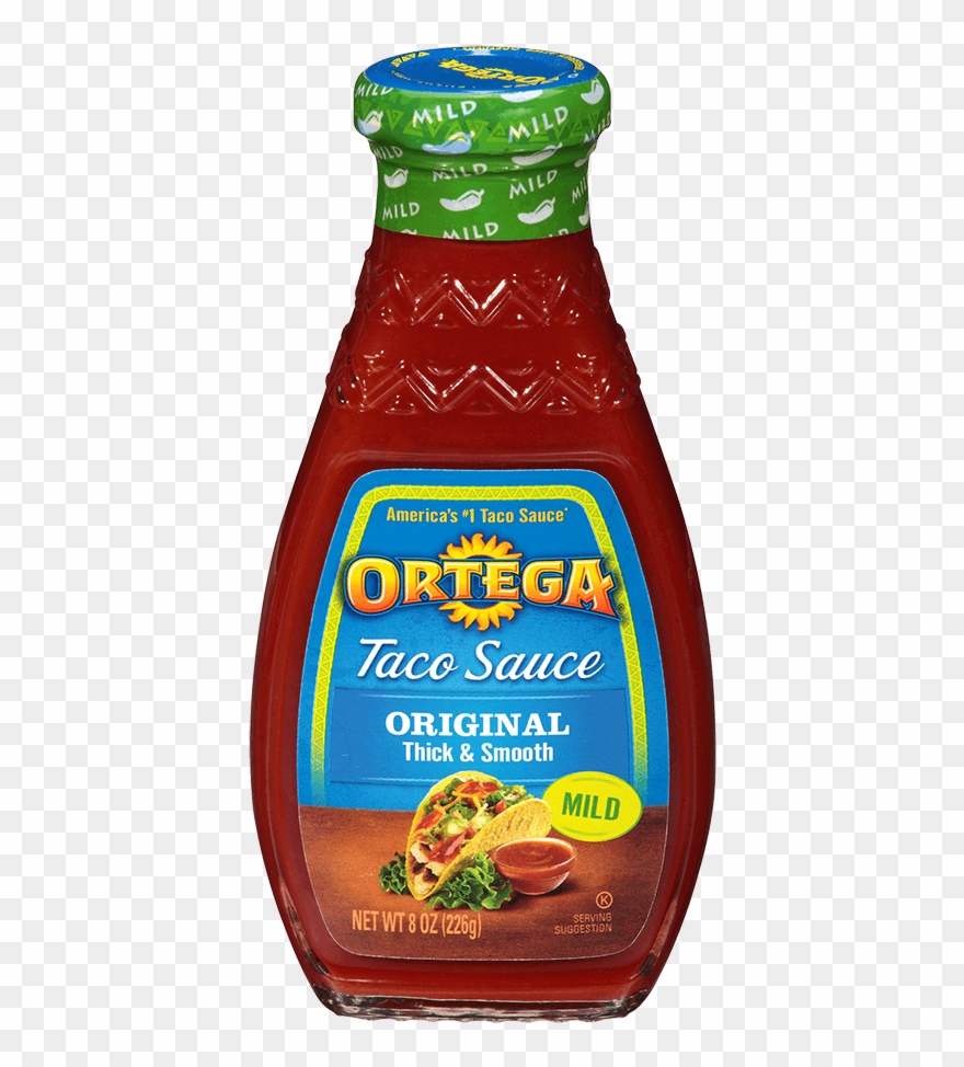 Taco Sauce - Ortega Mild Taco Sauce Clipart