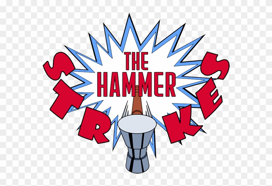 The Hammer Strikes Clipart
