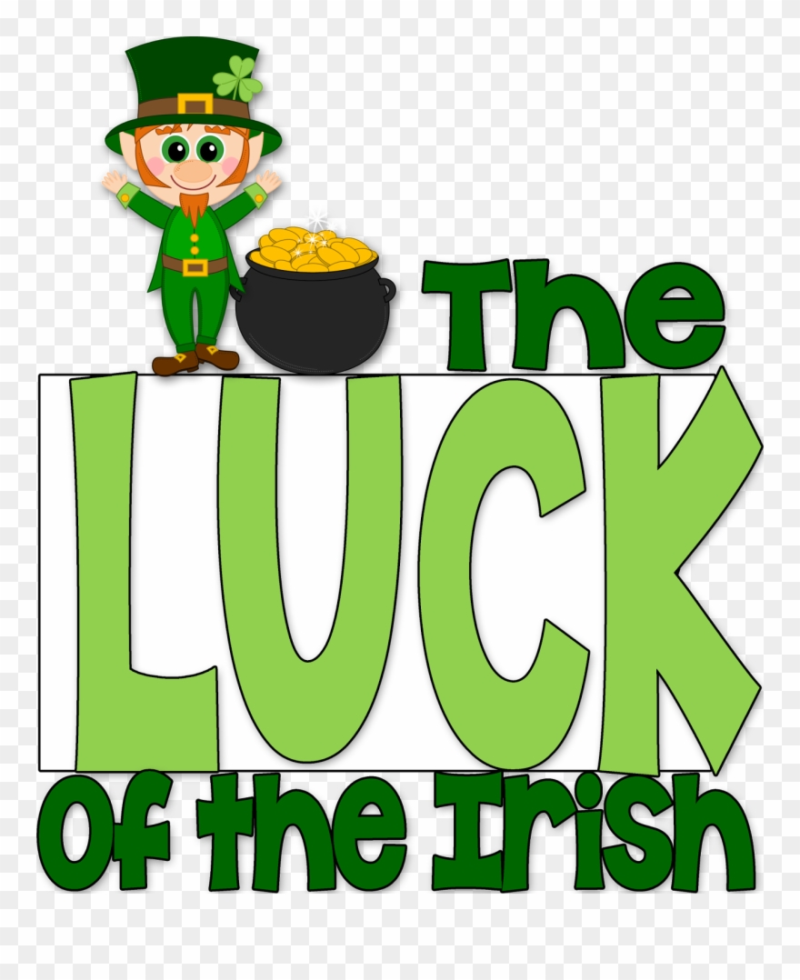 Luck Color Whole Word - Book Clipart