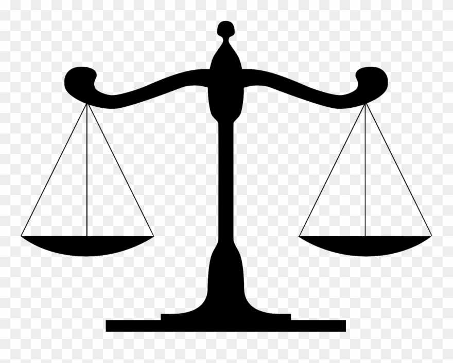 Lawyer Clipart Criminal Lawyer - Scales Balance - Png Download