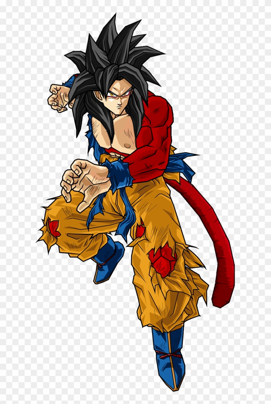 Super Saiyan 4 Goku Dragon Ball Z Video Games - Dragon Ball Z Goku Clipart