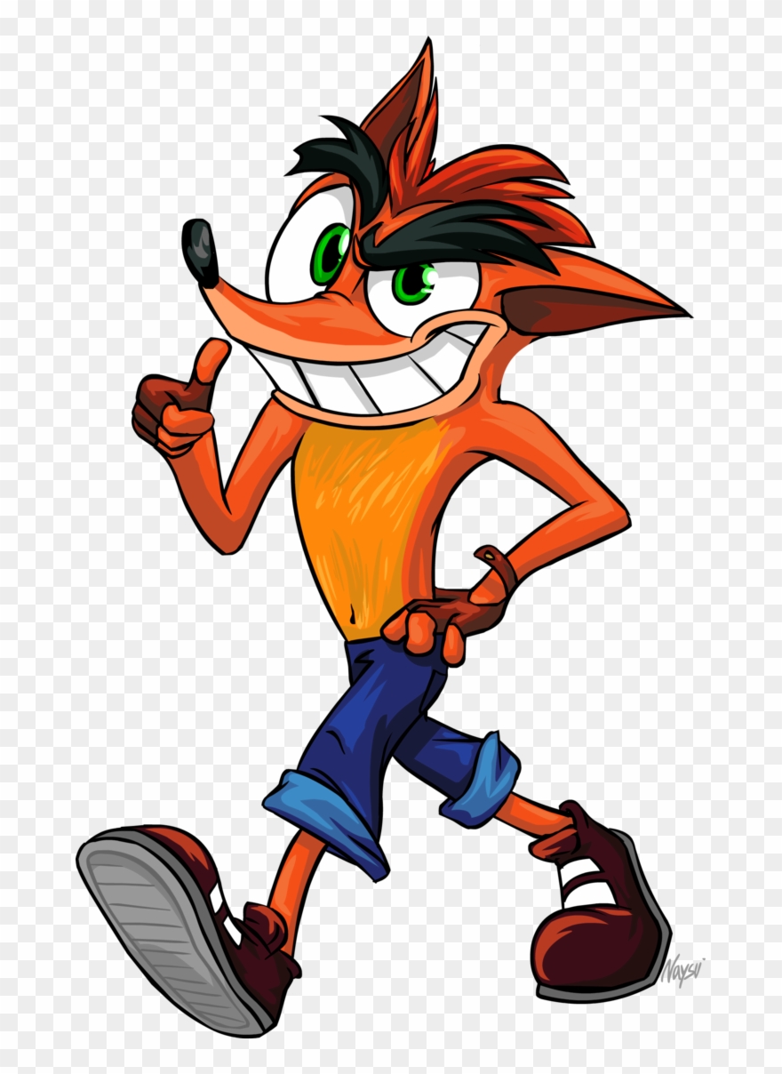 Comission By Naysu - Crash Bandicoot Woah Fanart Clipart
