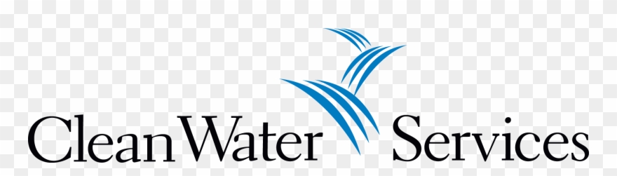 Clean Water Services New Logo 285 Black - Clean Water Services Logo Clipart